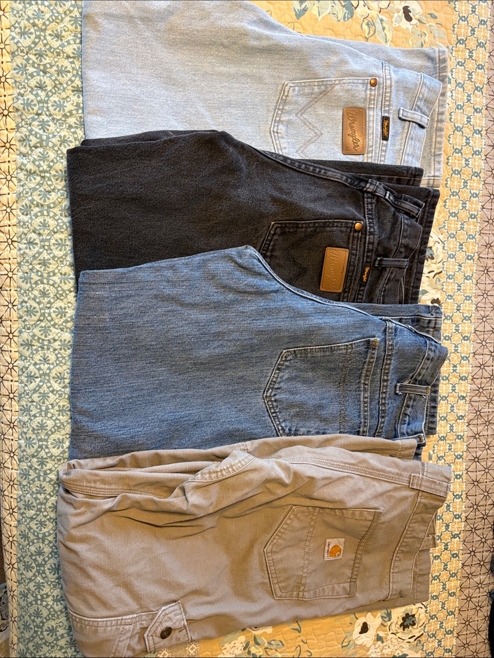Bundle of 4 Men’s Work Jeans